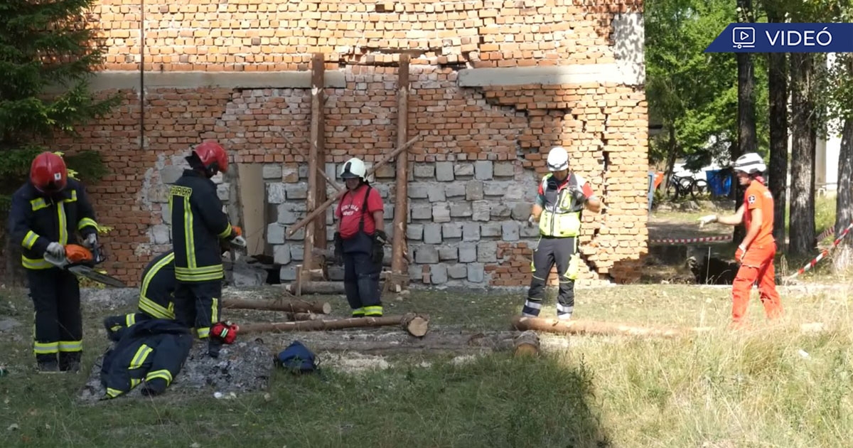 SAFETY4TMF háromnapos nemzetközi katasztrófavédelmi gyakorlat Szentegyházán